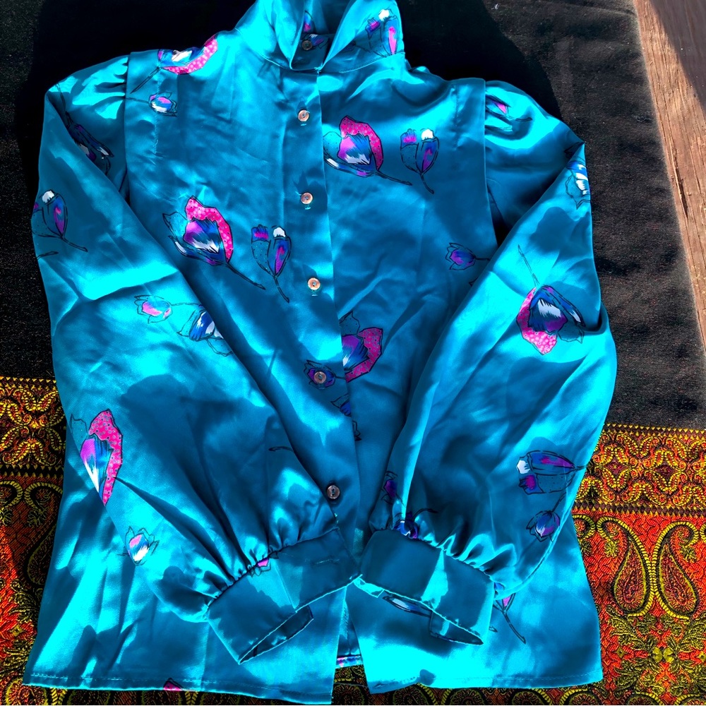Jocelyn Vintage silk blouse